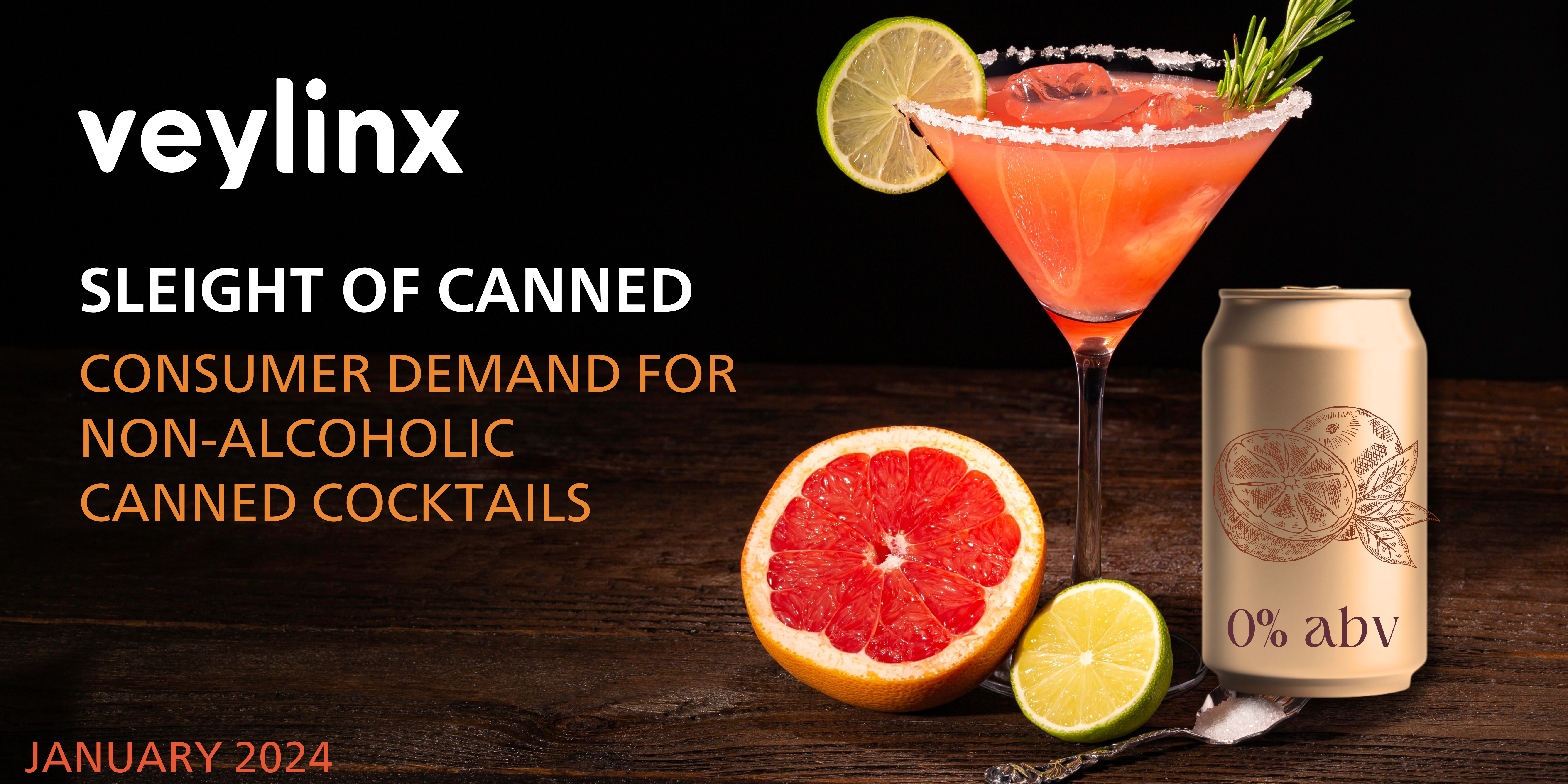 Veylinx research consumer demand for non-alcoholic canned cocktails report