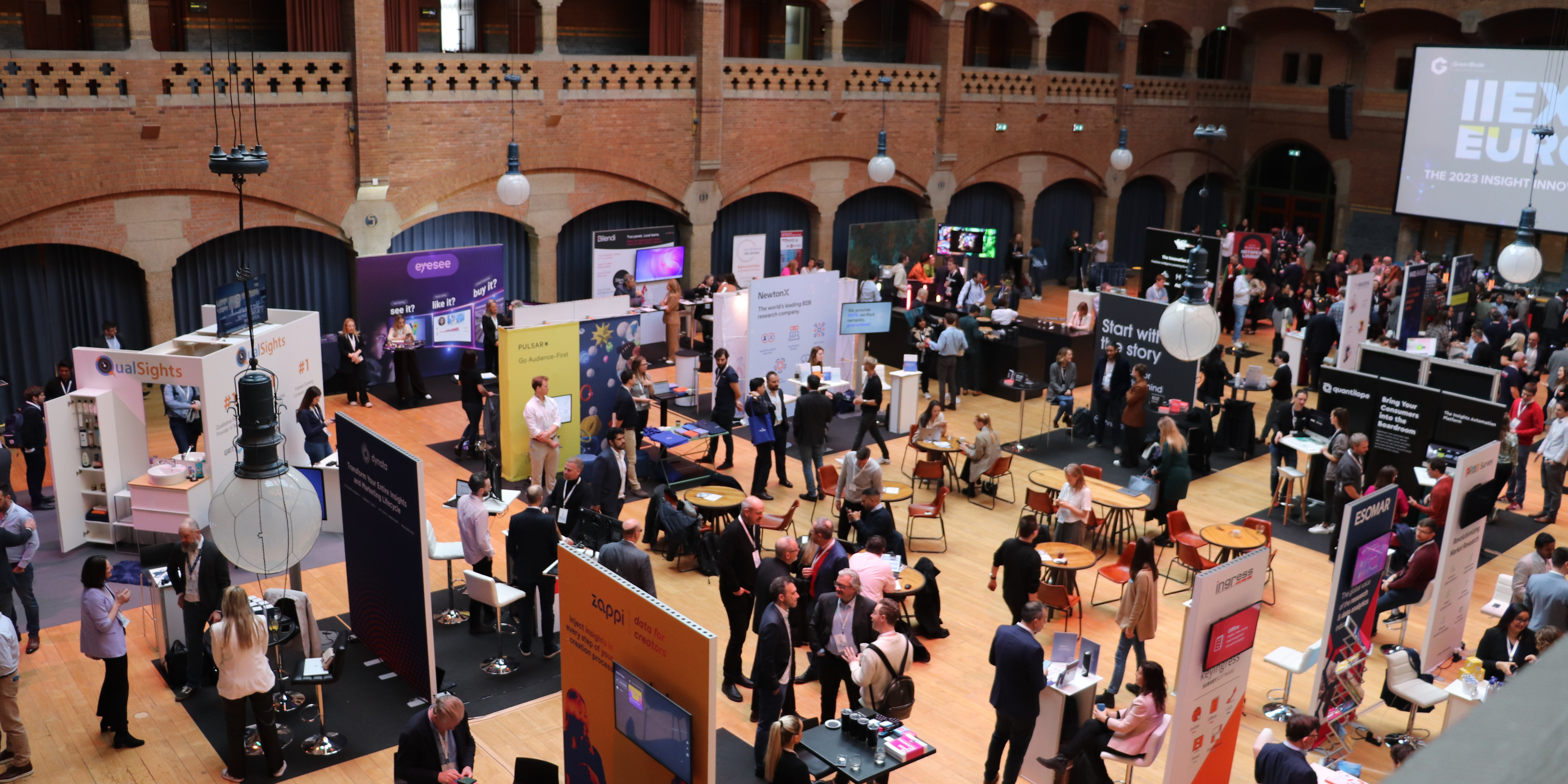market research conference hall in Amsterdam at IIEX Europe